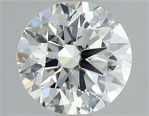 Picture of Natural Diamond 1.54 Carats, Round with Excellent Cut, H Color, VVS1 Clarity and Certified by GIA