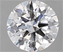 Natural Diamond 3.01 Carats, Round with Excellent Cut, D Color, SI2 Clarity and Certified by GIA