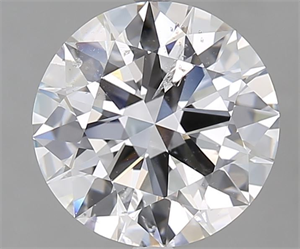 Picture of Natural Diamond 3.01 Carats, Round with Excellent Cut, D Color, SI2 Clarity and Certified by GIA