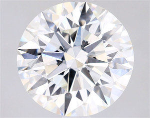 Picture of Natural Diamond 2.07 Carats, Round with Excellent Cut, H Color, VS2 Clarity and Certified by GIA