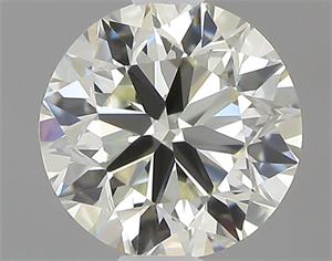 Picture of Natural Diamond 0.50 Carats, Round with Very Good Cut, J Color, IF Clarity and Certified by IGI