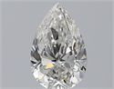 Natural Diamond 1.00 Carats, Pear with  Cut, G Color, SI1 Clarity and Certified by GIA