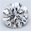 Natural Diamond 5.03 Carats, Round with Excellent Cut, F Color, SI1 Clarity and Certified by GIA