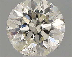 Picture of Natural Diamond 0.40 Carats, Round with Very Good Cut, I Color, I1 Clarity and Certified by IGI