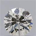 Natural Diamond 0.50 Carats, Round with Excellent Cut, I Color, SI1 Clarity and Certified by IGI