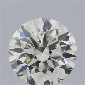 Picture of Natural Diamond 0.53 Carats, Round with Excellent Cut, H Color, SI1 Clarity and Certified by IGI