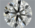 Natural Diamond 0.50 Carats, Round with Very Good Cut, J Color, VVS1 Clarity and Certified by IGI