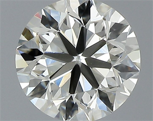 Picture of Natural Diamond 0.50 Carats, Round with Very Good Cut, J Color, VVS1 Clarity and Certified by IGI