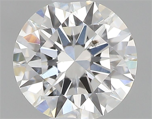 Picture of Natural Diamond 0.50 Carats, Round with Excellent Cut, G Color, SI2 Clarity and Certified by GIA