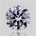 Natural Diamond 0.40 Carats, Round with Excellent Cut, F Color, SI1 Clarity and Certified by GIA