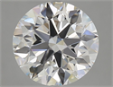 Natural Diamond 4.12 Carats, Round with Excellent Cut, H Color, VS1 Clarity and Certified by GIA