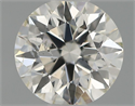 Natural Diamond 0.50 Carats, Round with Excellent Cut, I Color, SI2 Clarity and Certified by IGI