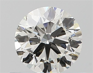 Picture of Natural Diamond 0.50 Carats, Round with Very Good Cut, I Color, SI1 Clarity and Certified by GIA