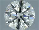 Natural Diamond 2.70 Carats, Round with Excellent Cut, J Color, SI2 Clarity and Certified by IGI