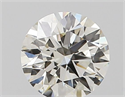 Natural Diamond 0.40 Carats, Round with Excellent Cut, J Color, VS2 Clarity and Certified by GIA