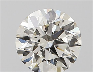 Picture of Natural Diamond 0.40 Carats, Round with Excellent Cut, J Color, VS2 Clarity and Certified by GIA