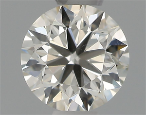 Picture of Natural Diamond 0.40 Carats, Round with Very Good Cut, K Color, VS1 Clarity and Certified by GIA