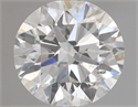 Natural Diamond 1.70 Carats, Round with Excellent Cut, G Color, SI2 Clarity and Certified by GIA