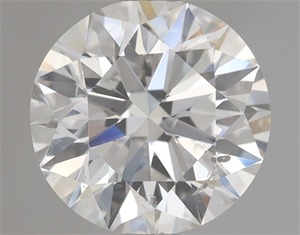 Picture of Natural Diamond 1.70 Carats, Round with Excellent Cut, G Color, SI2 Clarity and Certified by GIA