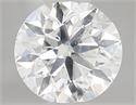 Natural Diamond 0.50 Carats, Round with Very Good Cut, G Color, SI2 Clarity and Certified by GIA