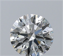 Natural Diamond 0.41 Carats, Round with Excellent Cut, H Color, IF Clarity and Certified by IGI