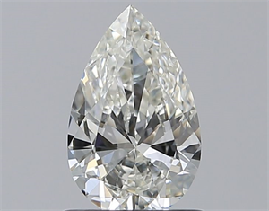 Picture of Natural Diamond 0.71 Carats, Pear with  Cut, I Color, VS1 Clarity and Certified by GIA