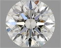 Natural Diamond 0.40 Carats, Round with Excellent Cut, I Color, VVS2 Clarity and Certified by GIA