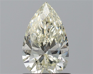 Picture of Natural Diamond 1.03 Carats, Pear with  Cut, K Color, VS1 Clarity and Certified by IGI