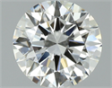 Natural Diamond 1.01 Carats, Round with Excellent Cut, F Color, VVS1 Clarity and Certified by GIA