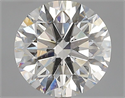 Natural Diamond 2.01 Carats, Round with Excellent Cut, H Color, SI2 Clarity and Certified by GIA