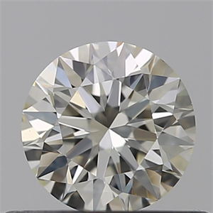 Picture of Natural Diamond 0.50 Carats, Round with Excellent Cut, K Color, VVS2 Clarity and Certified by GIA