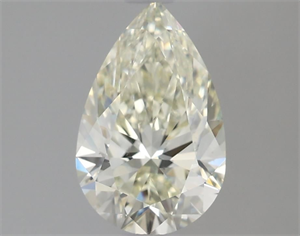 Picture of Natural Diamond 1.06 Carats, Pear with  Cut, K Color, VS2 Clarity and Certified by IGI