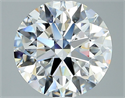 Natural Diamond 3.01 Carats, Round with Excellent Cut, F Color, VS2 Clarity and Certified by GIA