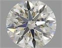 Natural Diamond 0.45 Carats, Round with Excellent Cut, K Color, VS1 Clarity and Certified by GIA