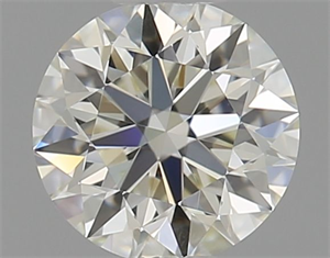 Picture of Natural Diamond 0.45 Carats, Round with Excellent Cut, K Color, VS1 Clarity and Certified by GIA