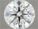 Natural Diamond 0.70 Carats, Round with Good Cut, K Color, SI1 Clarity and Certified by GIA