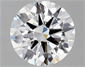 Natural Diamond 2.01 Carats, Round with Excellent Cut, E Color, VS1 Clarity and Certified by GIA