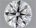 Natural Diamond 0.50 Carats, Round with Excellent Cut, J Color, VS2 Clarity and Certified by GIA