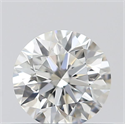 Natural Diamond 0.43 Carats, Round with Excellent Cut, H Color, VS1 Clarity and Certified by GIA