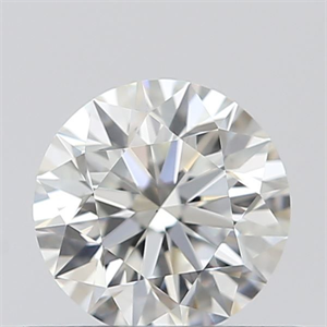 Picture of Natural Diamond 0.43 Carats, Round with Excellent Cut, H Color, VS1 Clarity and Certified by GIA