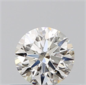 Natural Diamond 0.40 Carats, Round with Excellent Cut, J Color, VS2 Clarity and Certified by GIA