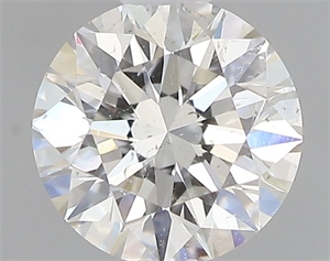 Picture of Natural Diamond 0.43 Carats, Round with Excellent Cut, H Color, SI2 Clarity and Certified by GIA