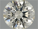 Natural Diamond 0.44 Carats, Round with Excellent Cut, J Color, VS1 Clarity and Certified by IGI