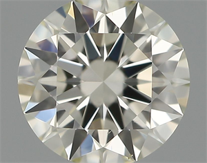 Picture of Natural Diamond 0.44 Carats, Round with Excellent Cut, J Color, VS1 Clarity and Certified by IGI