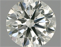 Natural Diamond 0.40 Carats, Round with Excellent Cut, I Color, VS2 Clarity and Certified by IGI