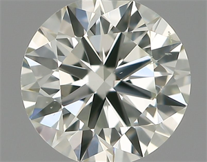 Picture of Natural Diamond 0.40 Carats, Round with Excellent Cut, I Color, VS2 Clarity and Certified by IGI