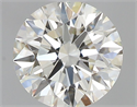 Natural Diamond 0.50 Carats, Round with Excellent Cut, J Color, VS1 Clarity and Certified by GIA