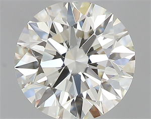 Picture of Natural Diamond 0.50 Carats, Round with Excellent Cut, J Color, VS1 Clarity and Certified by GIA