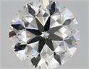 Natural Diamond 2.01 Carats, Round with Very Good Cut, H Color, SI1 Clarity and Certified by GIA