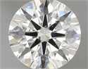 Natural Diamond 0.51 Carats, Round with Excellent Cut, I Color, SI1 Clarity and Certified by GIA